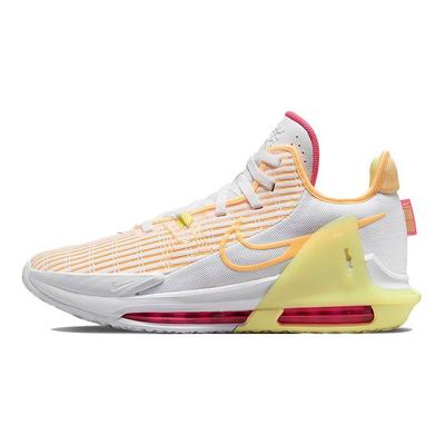 LeBron Witness 6 EP White Melon Tint Men Sneakers Persian-Violet Yellow-Strike Black DC8994-101