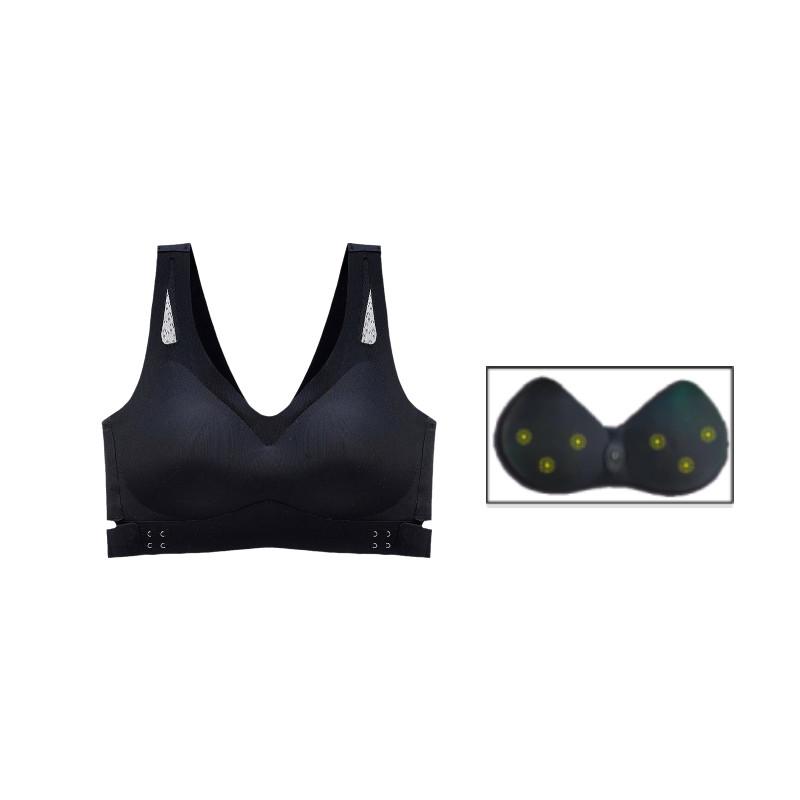 

Электрический массажер для груди для женщин, удобный съемный дизайн с вибрацией для увеличения бюста L