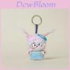 Plush Dumpling Cute Keychain With Faux Fur And Unique Design For Girls And Teens