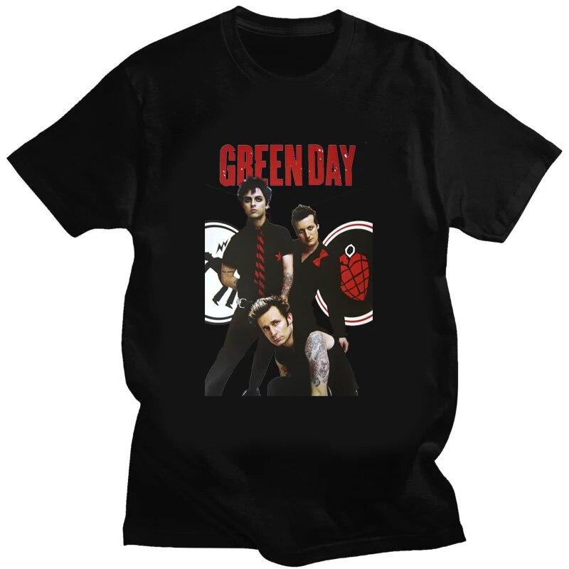 

Футболки Green Day с обложкой альбома American Idiot, женские футболки унисекс, большие футболки, новинка, забавная уличная одежда, летняя удобная футболка 3XL