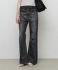 MONGDOL [Premium] Natural Semi-Bootcut Denim Jeans Gray Mdpt059Gray