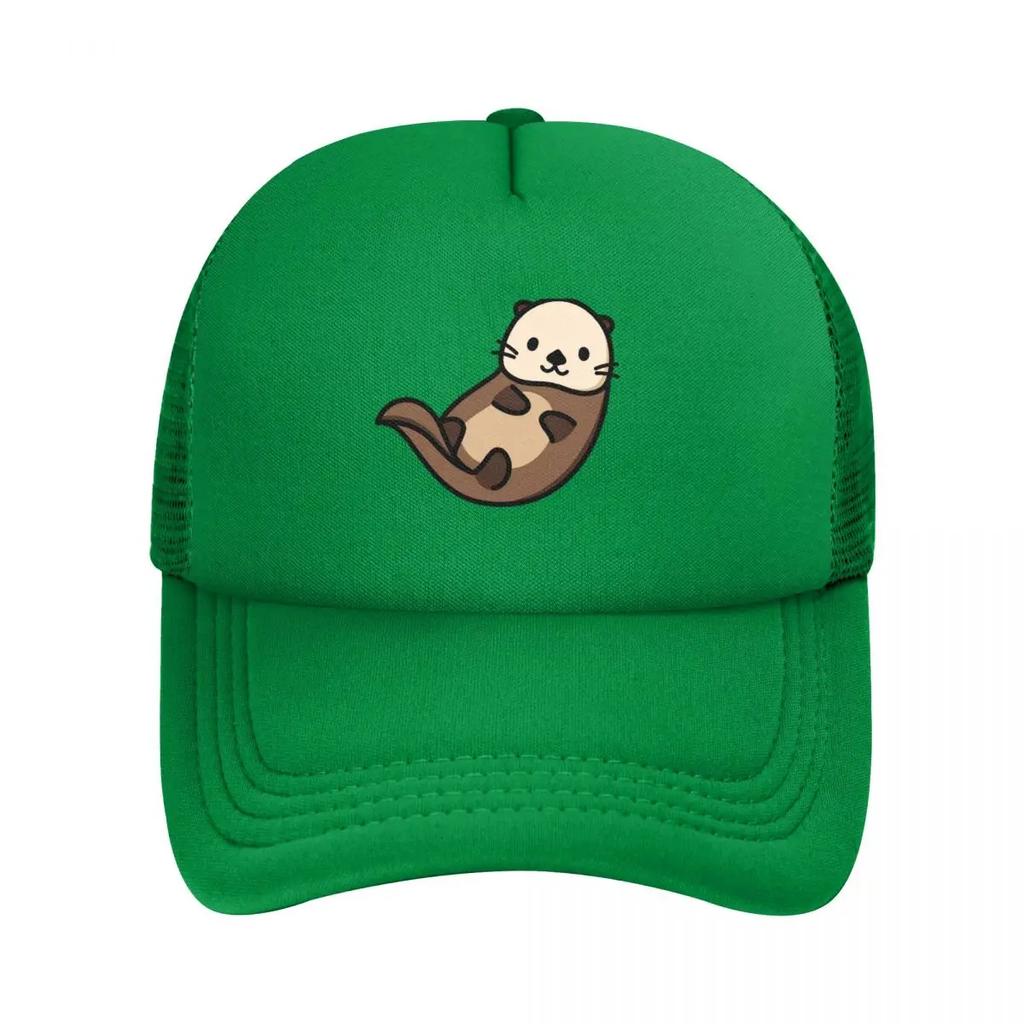 Otter Mesh Baseball Caps Snapback Fashion Baseball Hats Breathable Casual Casquette Outdoor Unisex