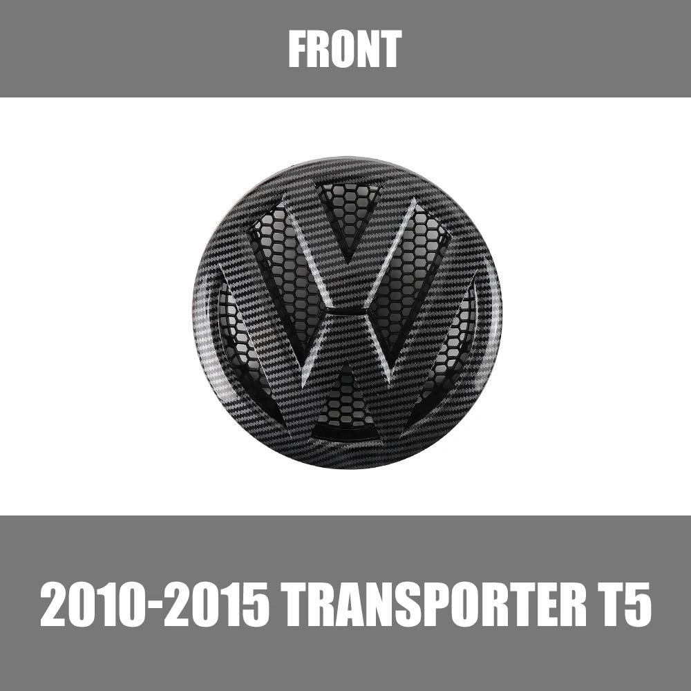 2026 Hot 1/2pcs For Volkswagen VW Transporter T5 2010 2011 2012 2013 2014 2015 Car Front Grill Badge Rear Trunk Emblem Cover Accessories ET1