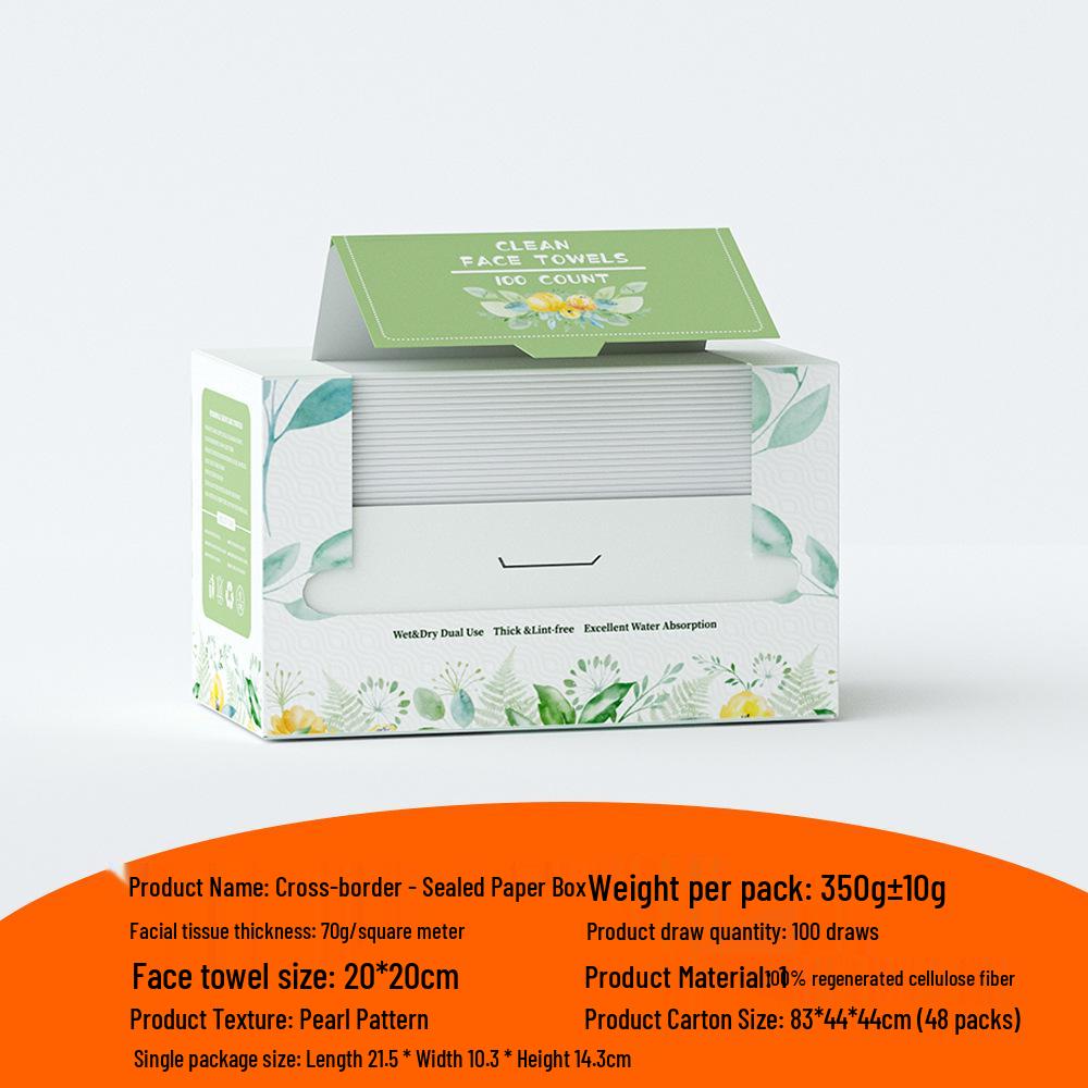Boxed Disposable Facial Cleansing Wipes: Thick, Soft Makeup Remover Sheets