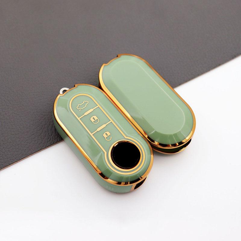 

Автомобильный чехол-брелок для Fiat 500 Ducato Panda 500L Punto Lancia Musa для Citroen Jumper для Peugeot Boxer TPU чехол для автомобильного выкидного ключа