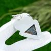 Sisters Day Sale Sterling Silver Natural Picasso Jasper Engagement Wife Pendant