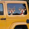 1pc PVC Reindeer Car/motorcycle Sticker, Personalized Scratch Cover, Holiday Gift.