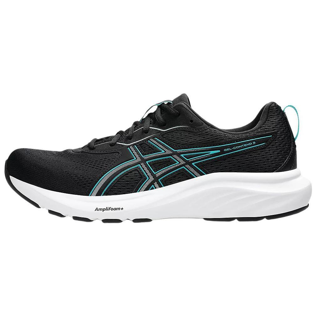 

ASICS GEL CONTEND 9 Abrasion Resistant Low top Running Shoes Men s Black Sneakers 1011B881-004 44 чёрный
