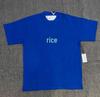 T-shirt Unisex con Stampa di Lettere in Schiuma Hip Hop Euro-Americano: Scollo Rotondo, Manica Corta, Design alla Moda