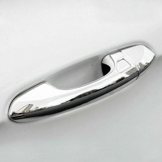 Chrome Door Handle Cover Trim Set Fit Ford Edge 2015-2024