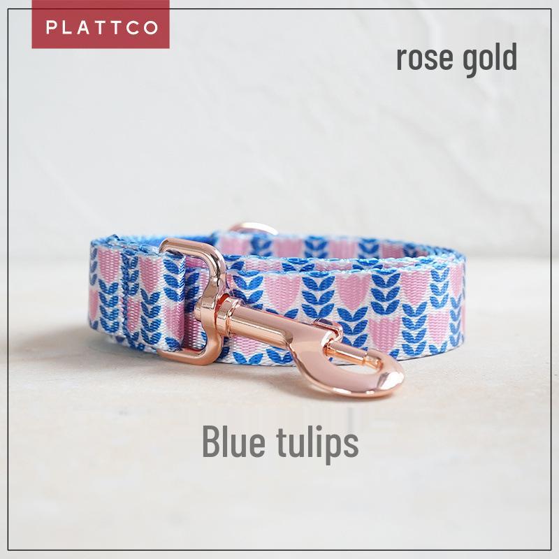 PLATTCO Nylon Anti-Lost Dog Leash for Walking S 2.0cm (31-41cm)
