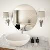 Day and Night - Day and Night Round Glass Wall Mirror 60 Cm
