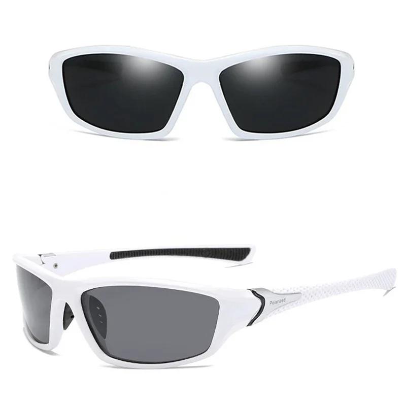 Men's Trendy Polarized Sunglasses Outdoor Driving Riding Eye Protection Goggles Unisex UV Sun Shades Fishing Eyeglasses Óculos