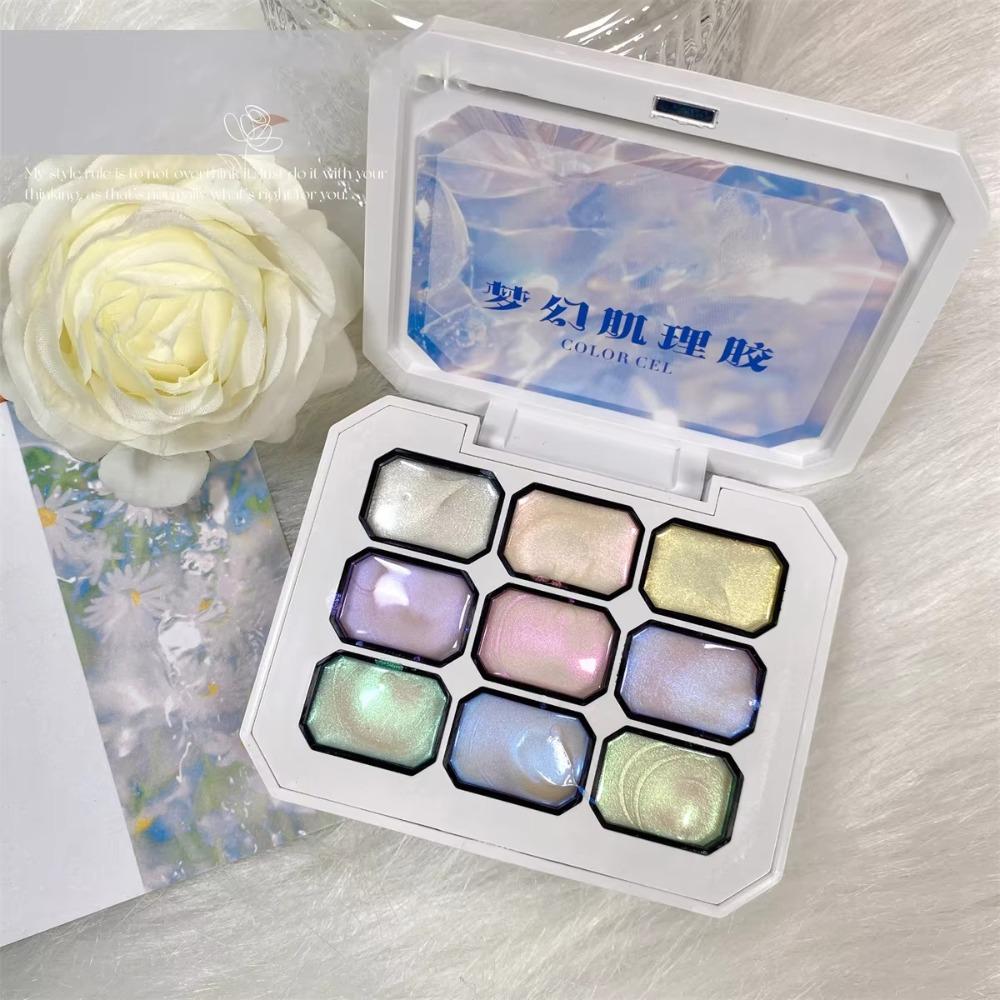 Esmalte de Gel de 9 Colores Polvo para Uñas Semipermanente 2025 Uñas de Gel