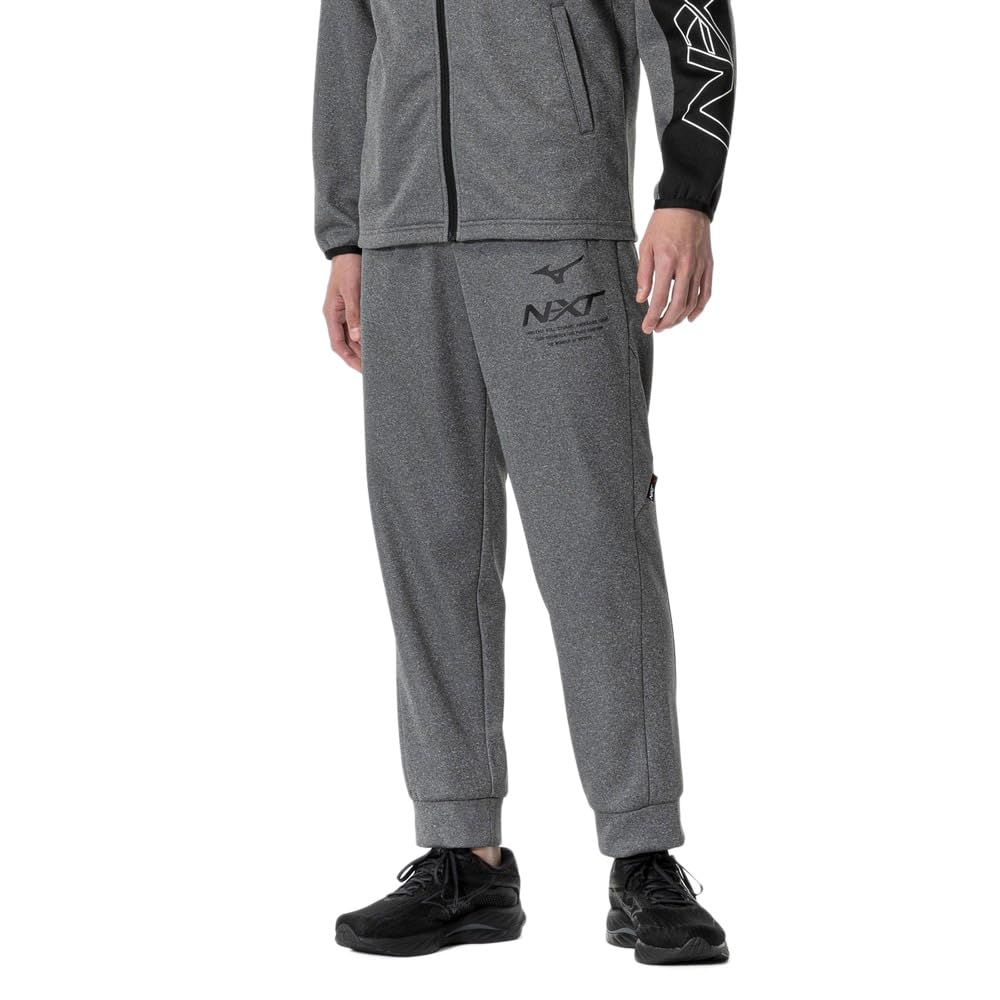 

Mizuno Training Wear Gray Size 32JDA760 N-XT Sweatpants, Fleece-Lined, Heather, S,