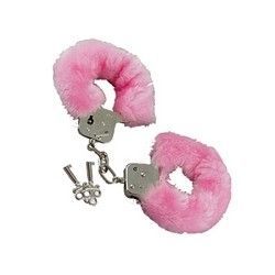 Menottes En Métal Fourrure Rose