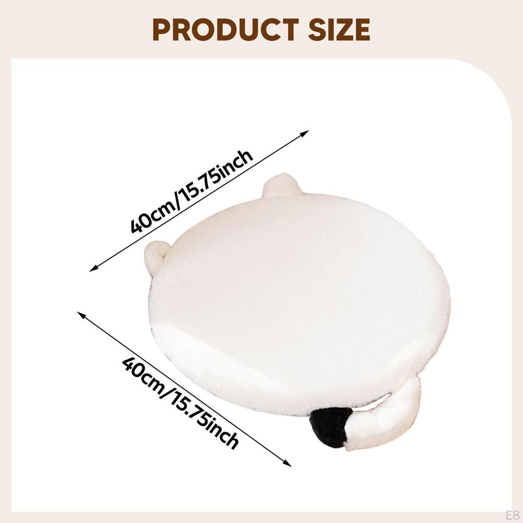 Cat Design Seat Cushion for Chairs, Easy To Clean Pad Multiple Uses