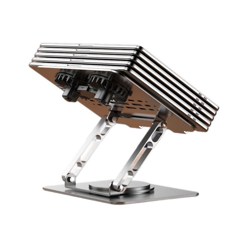 Obracany o 360 ° Uchwyt na laptopa Uchwyt Stojak podwyższający na biurko Można podnosić i opuszczać Podwieszana podstawa chłodząca 360 stopni