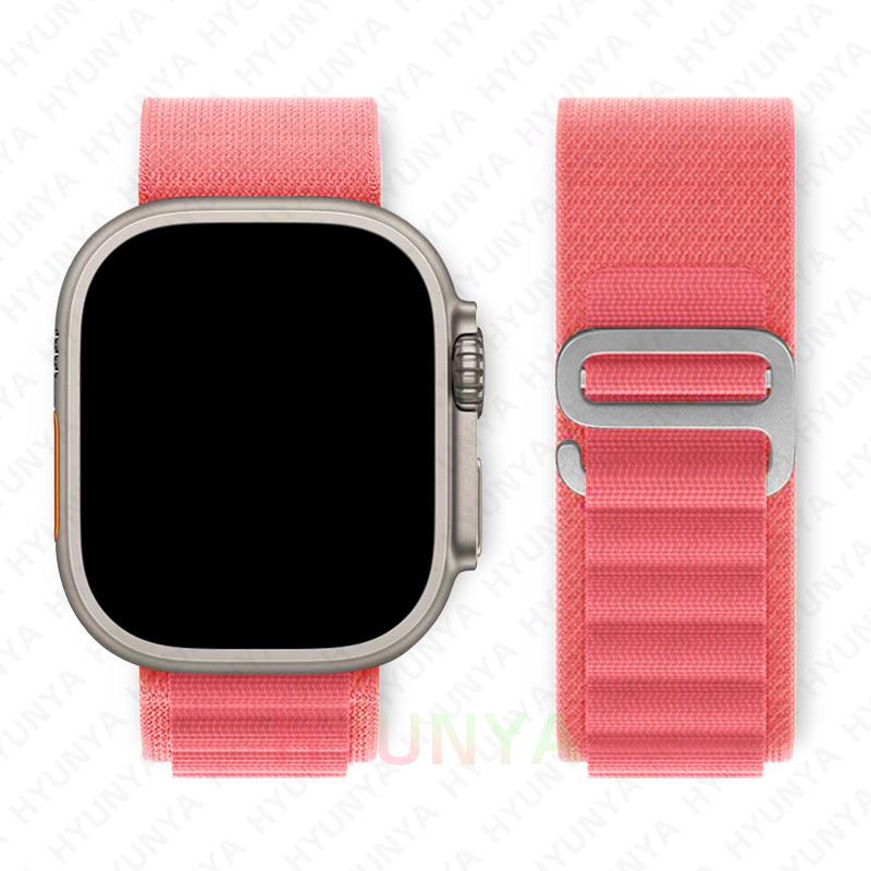 Alpine Λουράκι για Apple Watch Band Σειρά 10 9 8 7 SE Ultra 2 41mm 42mm 45mm 46mm 49mm 40mm 44mm IWatch Correa Λουράκι Ρολόι Βραχιόλι