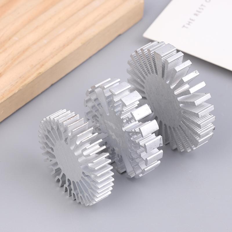 Cob Radiator Diameter 25/37.5/40/48/50/53/60/65/67Mm High Power Led Heatsink Sunflower Solid Radiator Round Alloy Aluminum