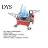 Energy Efficient Portable Burner Outdoor Camping Stove, 2800W Adjustable Foldable Square Camp Heavy Duty Cooking Stove Gas for Backpacking Hiking