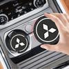 Porte-gobelet d'intérieur de voiture Tapis antidérapant Sous-verres Pour Lancer Outlander Pajero ASX EX L200 Colt Accessoires Auto