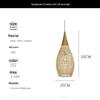 Southeast Asian Wabi-Sabi Rattan Pendant Light for Restaurants, Homestays, Tea Rooms, and Zen Spaces - Vintage Handmade Woven Design
