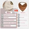 3-Piece Set: French Triangle Scarves, Cute Polyester Lace Headbands, Spring/Summer Fashion Headbands, Women's Elegant Lace Details