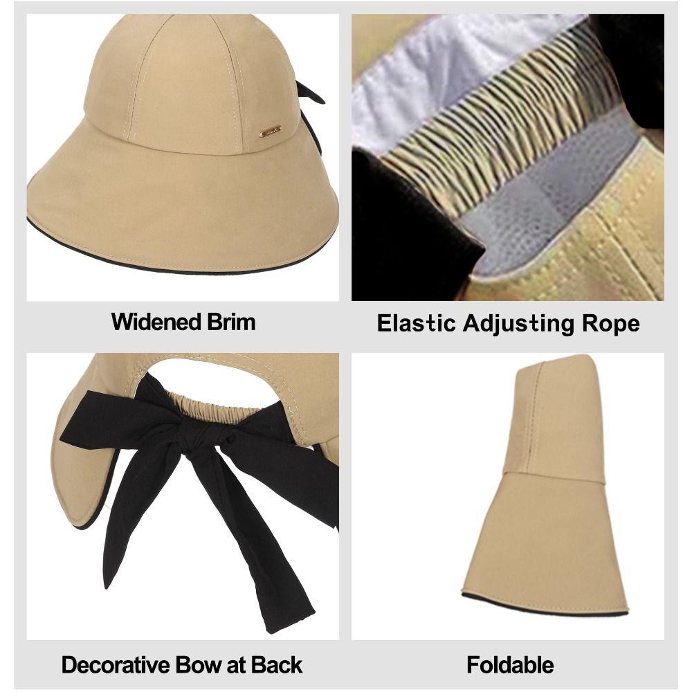 Breathable Women Bucket Hat Wide Brim Summer Beach Hat Fashion Sun Hat