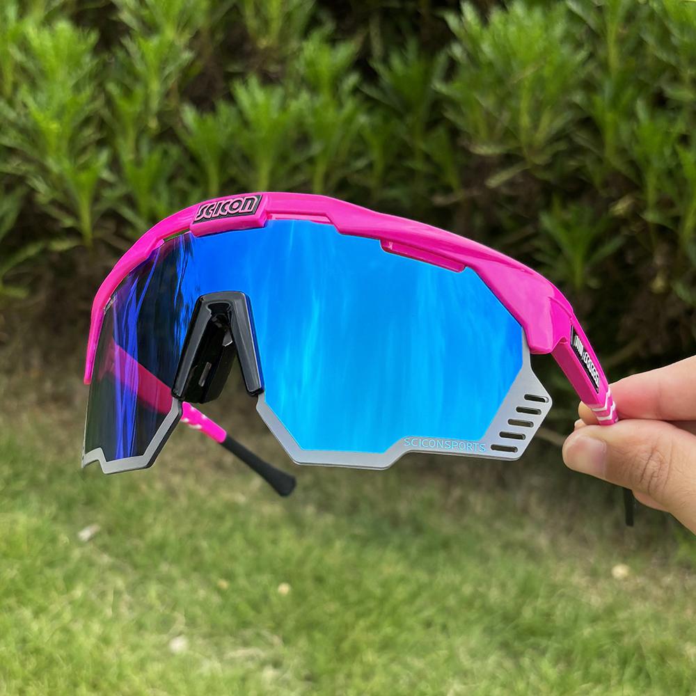 SCICON Cycling Sunglasses UV400 Cycling Glasses MTB Bike Goggles Outdoor Running Driving Riding Sports Bicycle Eyewear