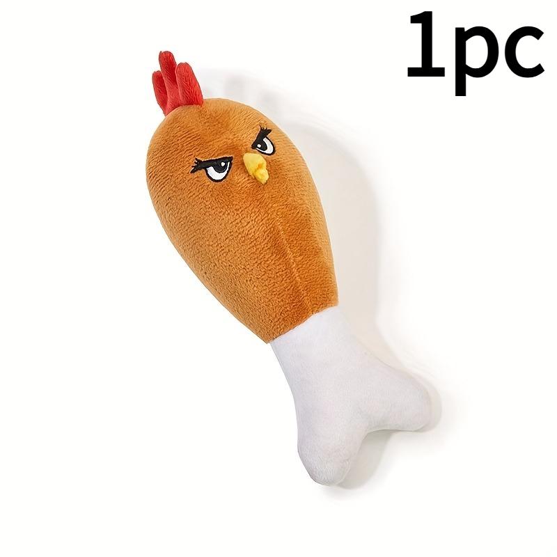 

1pc/2pcs Fun Chicken Leg Shaped Plush Toy | Interactive Chew and Boredom Relief Toy for Dogs and Cats,Durable and Tear-Resistant