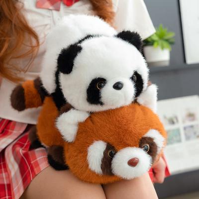 Panda Turns Into Raccoon Plush Toy Christmas Gifts for Kids