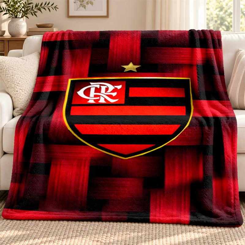 CR Flamengo blanket Flannel Blanket Soft Cozy Plush Throw for Sofa Bed Lightweight Home Decoration Outdoor camping