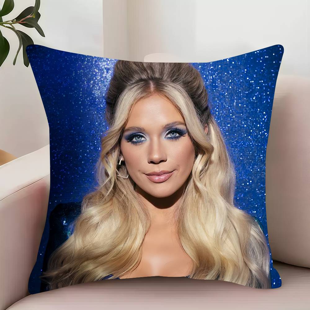 M-Megan Moroney Cloud 9  Pillow Case Decor Protective Covers Comfortable soft for Sofa Living Room Home office 12x12Inch