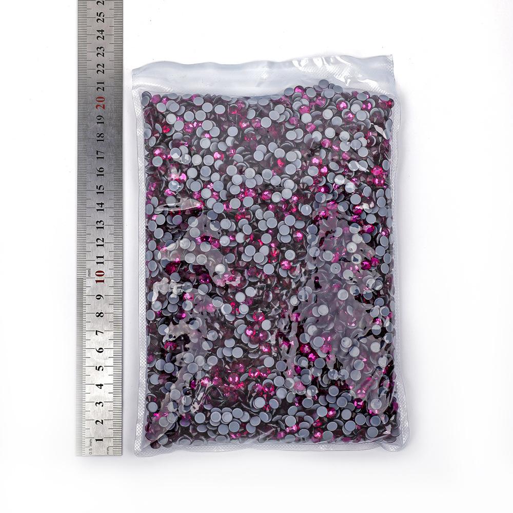 Weichen Imitation Austrian Hot Diamond Big Bag, Grid Glue Glass Rhinestone Hot Melt Glue Bottom Drill Clothing Accessories