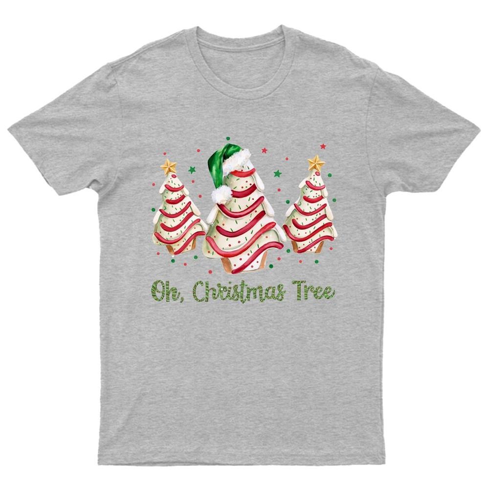 Oh Christmas Tree Gingerbread TShirt Unisex Gift Retro Funny Unisexs Vintage