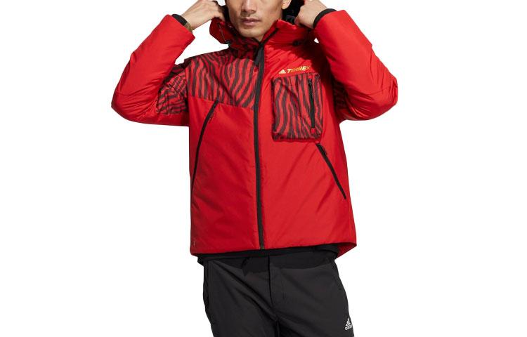 Adidas Puffer Jacket Men s Light Scarlet HE7337 M