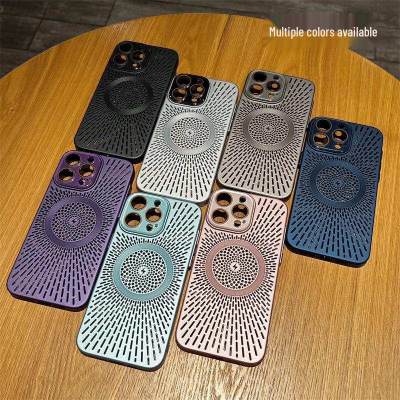 Matný magnetický chladicí kryt s ochranou čočky pro iPhone 17 Pro Max