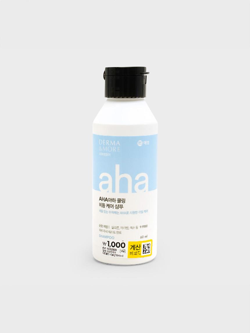 Derma&More AHA Cooling Dandruff Care Shampoo 60ml 1ea