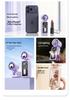 K688 Mini USB Handheld Fan - Portable, High-Speed, Strong Wind, Compact Steel Cannon Design