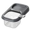 Sink Drain Basket Sink Separator for Leftover Food Scraps Filter Basket with Suction Cup Drain Rack Kitchen Drainage Filter