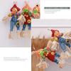 4pcs Halloween Decoration Scarecrow Cute Rural Small Scarecrow Party Ornaments Props