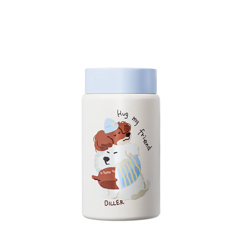 Diller Dachshund Insulated Water Bottle 300ml