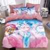 Game Eggy Party Bedding Set Cartoon Eggy 3D Printing Quilt Cover,Game Themed Children's Room Decoration Kit029