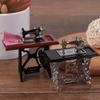 Kinder Puppenhaus Dekor Miniatur Möbel Holz Nähmaschine Zubehör für Puppenhaus für Mädchen