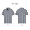 FIRS Men's Jacquard Zipper Polo Shirt