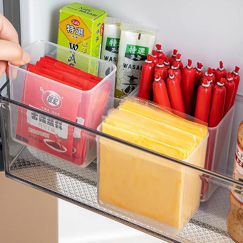 Lednička Potraviny Úložný box na čerstvé potraviny Boční dvířka lednice Ovoce Zelenina Koření Kufr na potraviny Nádoba Kuchyňský organizér Úložné boxy