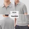 Baleno S&K Men's Retro Striped Short Sleeve Polo Shirt