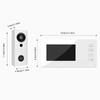 2.4G Wireless Video Doorbell Camera with Display Screen 4.3 Inch IPS Screen Video Door Phone Camera Kits Night Viewing