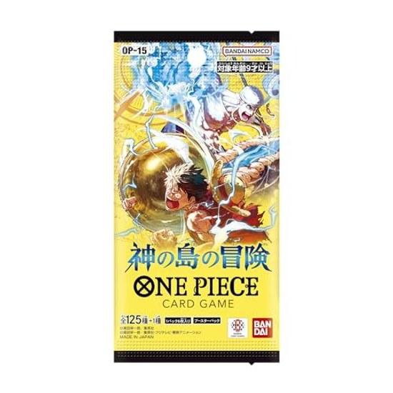 BANDAI ONE PIECE Card Game Booster Pack Adventure On Gods Island OP-15 (BOX) Contains 24 Packs.